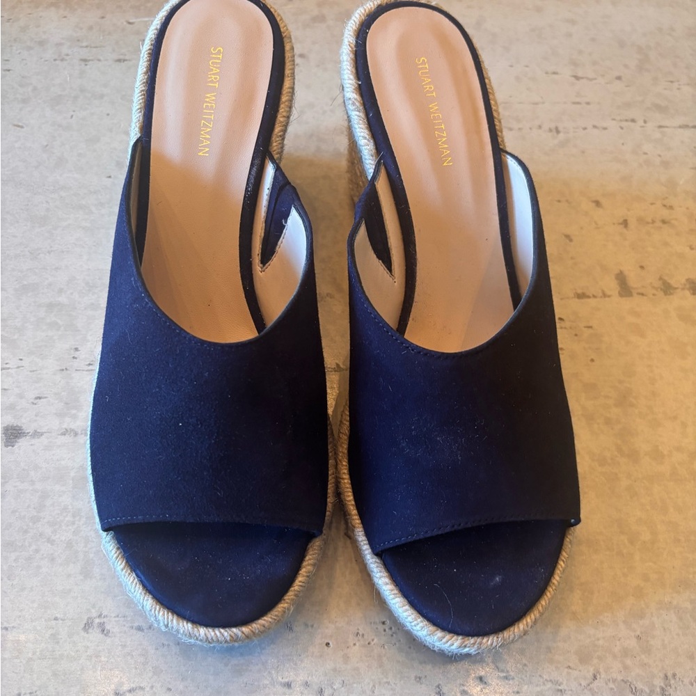 Stuart Weitzman suede wedge